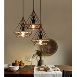 Toolight geometrijska stropna viseća svjetiljka loft APP678-1CP | shoptok.hr