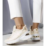 Gemre Beige sneakers with metallic inserts Ruais | shoptok.hr