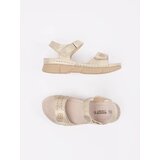 GOODIN Women's Gold Sandals | shoptok.hr
