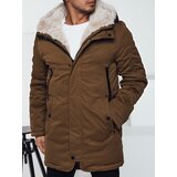DStreet Kurtka zimowa męska parka z kapturem beżowa | shoptok.hr