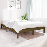  Okvir za krevet od masivne borovine boja meda 200 x 200 cm | shoptok.hr