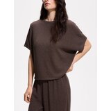Reserved Bluza od mješavine viskoze - prljavozeleno | shoptok.hr