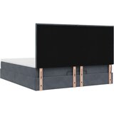  Okvir kreveta s madracima tamnosivi 180x200cm baršunasti | shoptok.hr