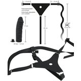 You2Toys - Silicon Strap-On - strap-on dildo (crni) Cijene