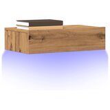  2-dijelni set TV ormarića s LED svjetlima Artisan hrast | shoptok.hr