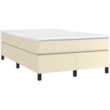  Okvir za krevet s oprugom krem 120 x 200 cm od umjetne kože | shoptok.hr