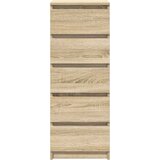  Komoda s ladicama sonoma hrast 37,5x35x99 cm izrađeno drvo | shoptok.hr