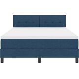 Krevet s opruga kutije s LED trakama Plava 160 x 200 cm tkanina | Eponuda.ba