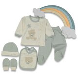 Set za bebe, 5 komada, Bež-zeleni Cene