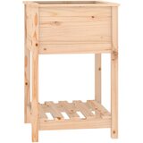 Maison Chic Visoka greda - Greda - Cvetlični Lonec s polico 54x54x81 cm trdna borovina, (21790319) Cene