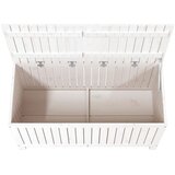  Vrtna kutija za pohranu bijela 121x55x64 cm od masivne borovine | shoptok.hr