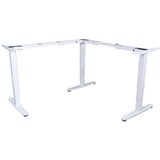 Equip ERGO L Shaped Electric Sit-Stand Desk Frame, Triple Motor, White | shoptok.hr