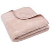 Jollein bombažna odejica basic jersey sherpa silk rose Cene