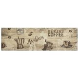 Tepih perivi s natpisom Coffee 45 x 150 cm baršunasti | shoptok.hr