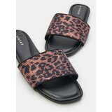 Sinsay Ravne natikače s leopard uzorkom i dekorativnim nitnama Slike