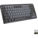 Logitech MX Mini Mehanična za Mac tipkovnica Bluetooth QWERTY US Mednarodna Grafit, Sivo Slike