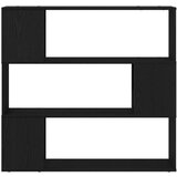  Polica za knjige Crni hrast 100x24x94 cm od konstruiranog drva | shoptok.hr