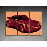 Ručno slikane slike na platnu pop art porsche 911 (umetnicke)