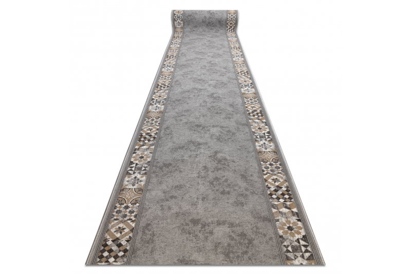 RugsX Tekač gumiran MURCIA Lizbonske ploščice, Okvir, proti zdrsu siva 80 80x960 cm, (21996265) | Shoptok.si