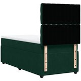 Box spring krevet s madracem tamnozeleni 80 x 200 cm baršunasti | shoptok.hr