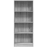 vidaXL Knjižna omara siva sonoma 60x24x143 cm inženirski les | Shoptok.si