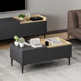 Woody Fashion klub sto Mia 91,8x38,6x45cm Antracit