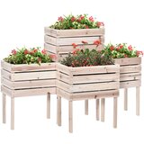 HOMESTAR Dvignjena gredica za vrt 50x30x60 cm naravna, (5000228508) Cene
