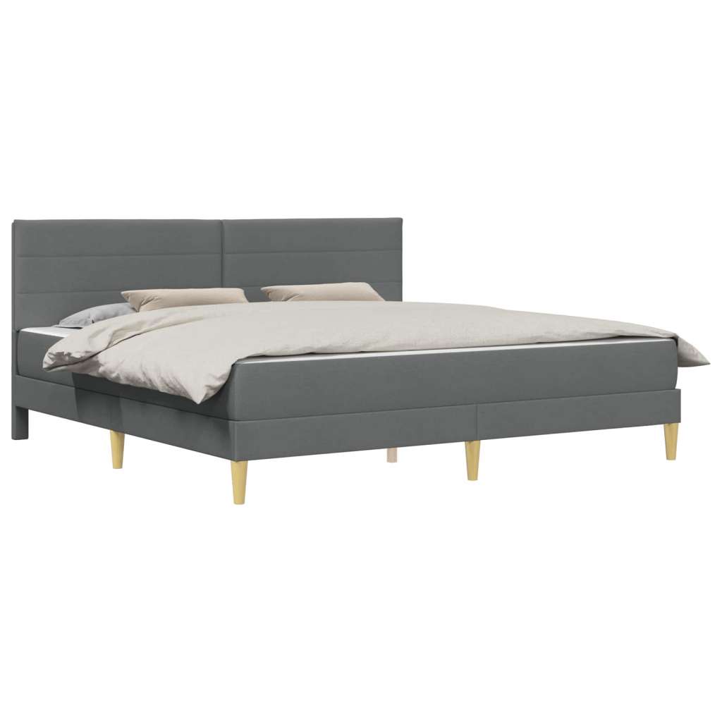  Okvir za krevet Tamno siva 200 x 200 cm Poliester | shoptok.hr