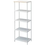 YAMAZAKI Mat bel jeklen regal 60x170x46,5 cm Tower – Cene