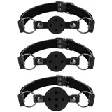 Bedroom Fantasies - Set of 3 Ball Gags - Black