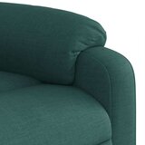  Električni masažni naslonjač na podizanje tkanina tamnozeleni | shoptok.hr