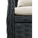  9-dijelni vrtni blagovaonski set s jastucima crni od poliratana | shoptok.hr