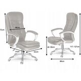Sofotel 322 - Uredska stolica temno rjava – ergonomska vrtljiva stolica do 120 kg | Shoptok.si
