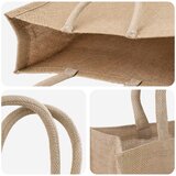  Torbe od jute 5 Prirodna 42 x 33 x 19 cm 100% Jut Slike