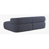 Micadoni Temno modra kotna sedežna garnitura iz tkanine bouclé (desni kot/z ležalnikom) Jenny – | Shoptok.si
