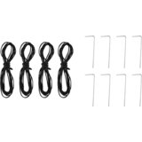 Šator s nadstrešnicom Zelena 300 x 300 x 227 / 236 / 245 cm | shoptok.hr