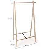 YES EVERYDAY Stalak za odjeću od punog hrasta u svijetloj prirodnoj boji 89x151x52 cm Daiki – | shoptok.hr
