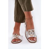 S. BARSKI Elegant Sandals With Decoration On Flat Heel S.Barski | Shoptok.si
