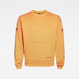 G-star Sweatshirt - Sleeve Graphic Sweat orange | shoptok.hr