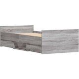  Kreveta s uzglavljem i podnožjem boja hrasta 100 x 200 cm | shoptok.hr