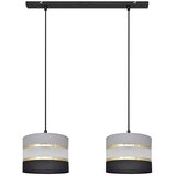  visilica na lanku HELEN 2xE27/15W/230V crna/siva/zlatna | Eponuda.com