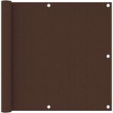 vidaXL Balkonsko platno rjavo 90x300 cm oksford blago, (20610623) | Shoptok.si