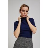 Moodo Ribbed turtleneck blouse | shoptok.hr