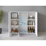 P & B Visoka Komoda Vera 120, Bela, Led | Shoptok.si