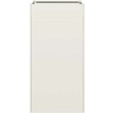 vidaXL Sadilnik Bela 40x40x80 cm Hladno valjano jeklo | Shoptok.si