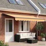  Povlačivi tende Pijesak 4,5 × 3 m Poliester i aluminij | shoptok.hr