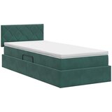  s od storage s uzglavljem Tamnozelena 90 x 190 cm Baršun | shoptok.hr