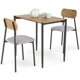  Trpezarijski set NANDO 84x54 cm siva/smeđa/crna Cene