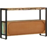  Komoda od masivnog obnovljenog drva 120 x 30 x 75 cm Smeđa | Shoptok.si