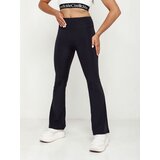 DStreet Legginsy damskie z szeroką nogawką SLIMLINE czarne | shoptok.hr